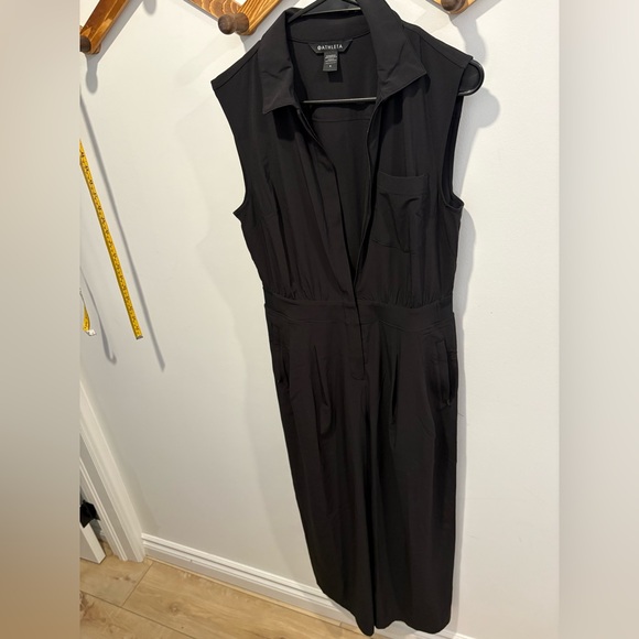 Athleta Brooklyn Utility Jumpsuit in black - Picture 10 of 12
